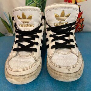 Adidas Hard Court High Tops White rare Gold Leaf - KIDS  toddler boys 11